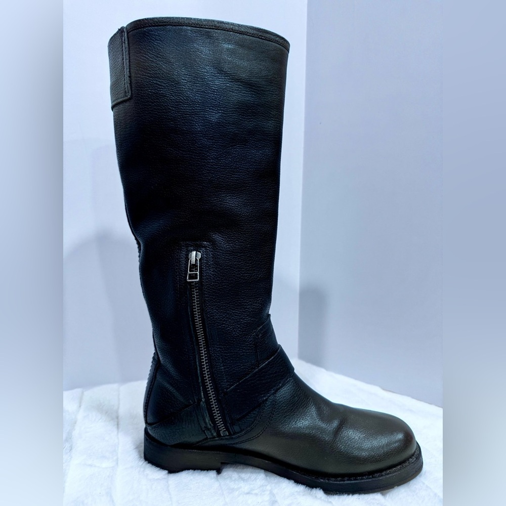 Born Nahuku Black Leather Mid-Calf Boots | Size 8.5 - Picture 4 of 12